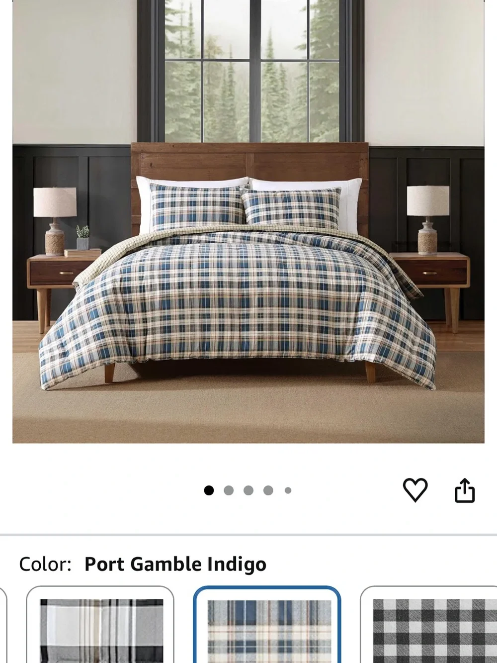 Eddie Bauer Home Queen comforters (2)